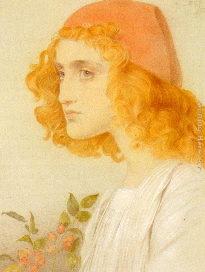 Anthony Frederick Sandys The Red Cap